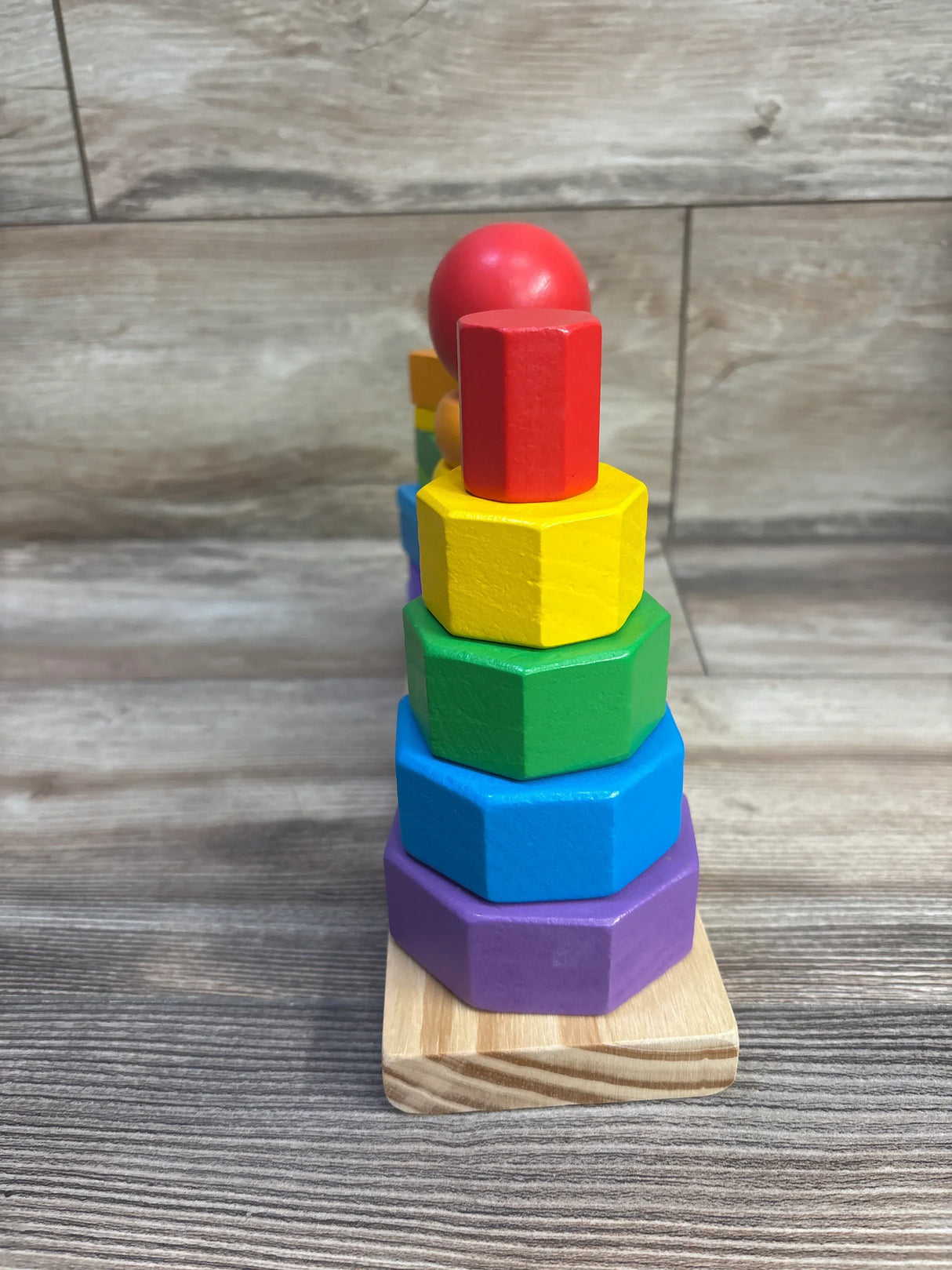 Melissa & Doug Geometric Stacking Toy