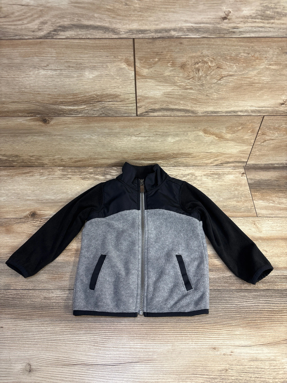 Carter's Full Zip Fleece Black sz 2T