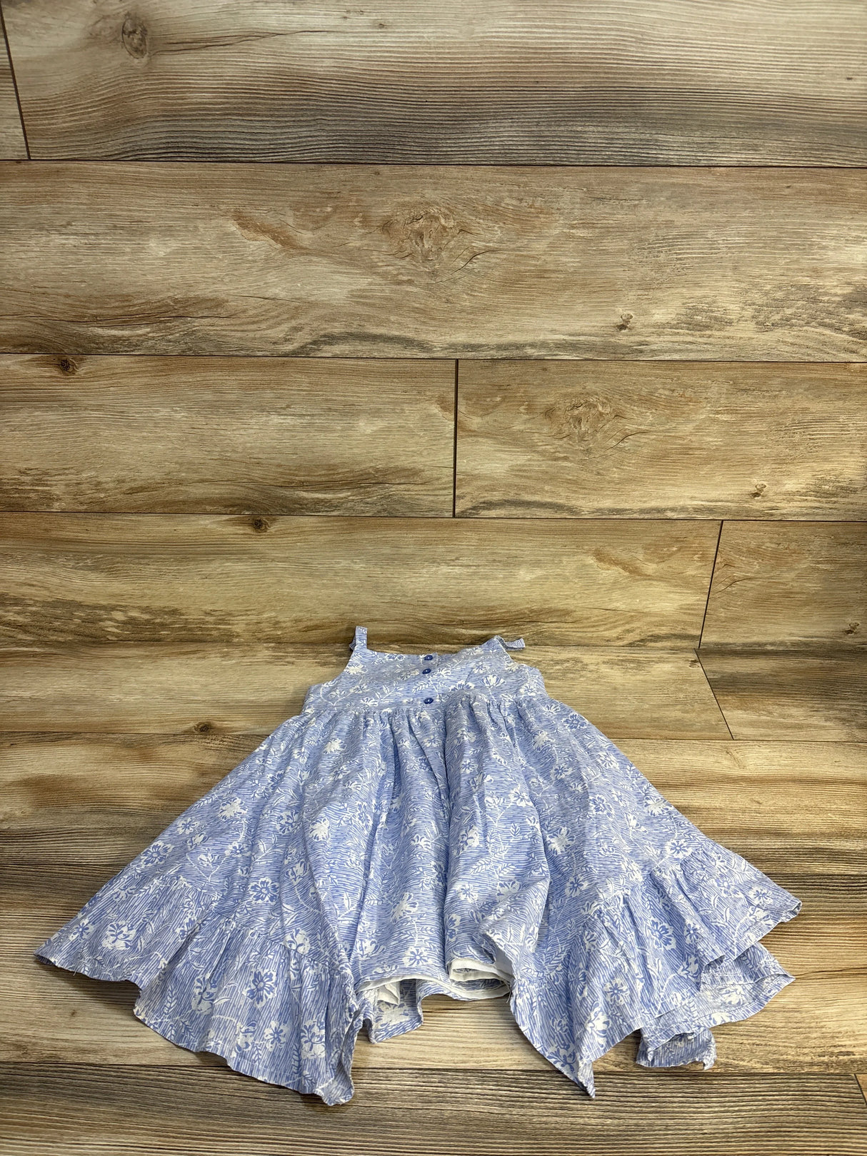 Cynthia Rowley Floral Holiday Dress Blue sz 4T