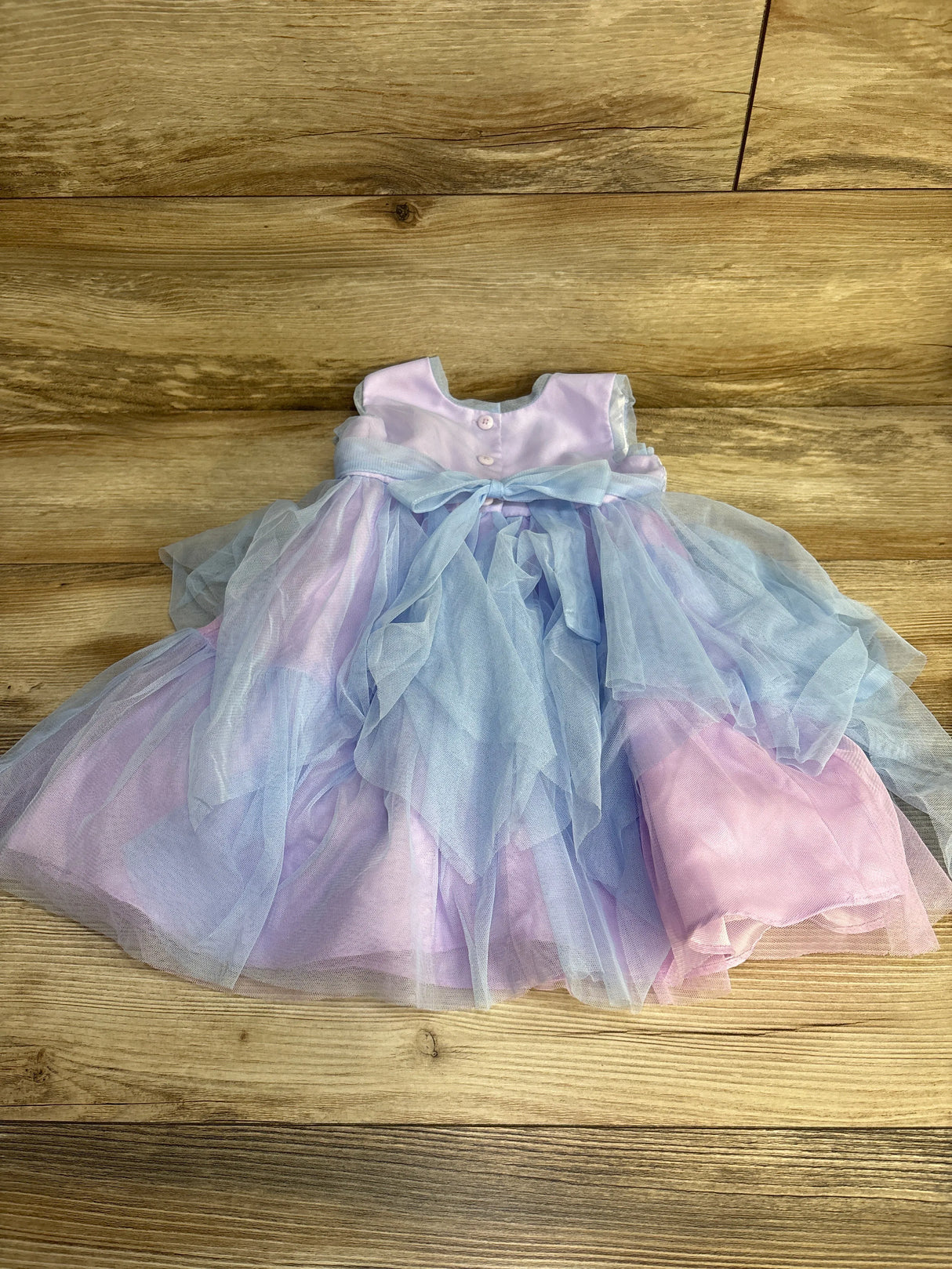 Jona Michelle Tiered Tulle Dress Purple/Blue sz 2T - Me n Mommy To Be