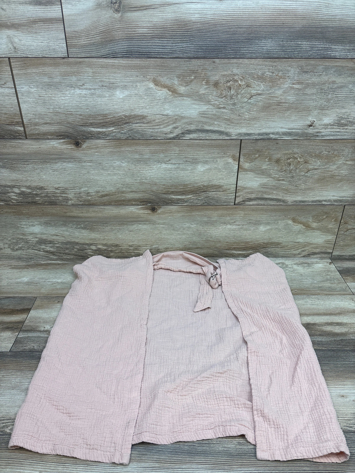 Konssy Muslin Nursing Cover Up for Breastfeeding with Rigid Hoop Pink