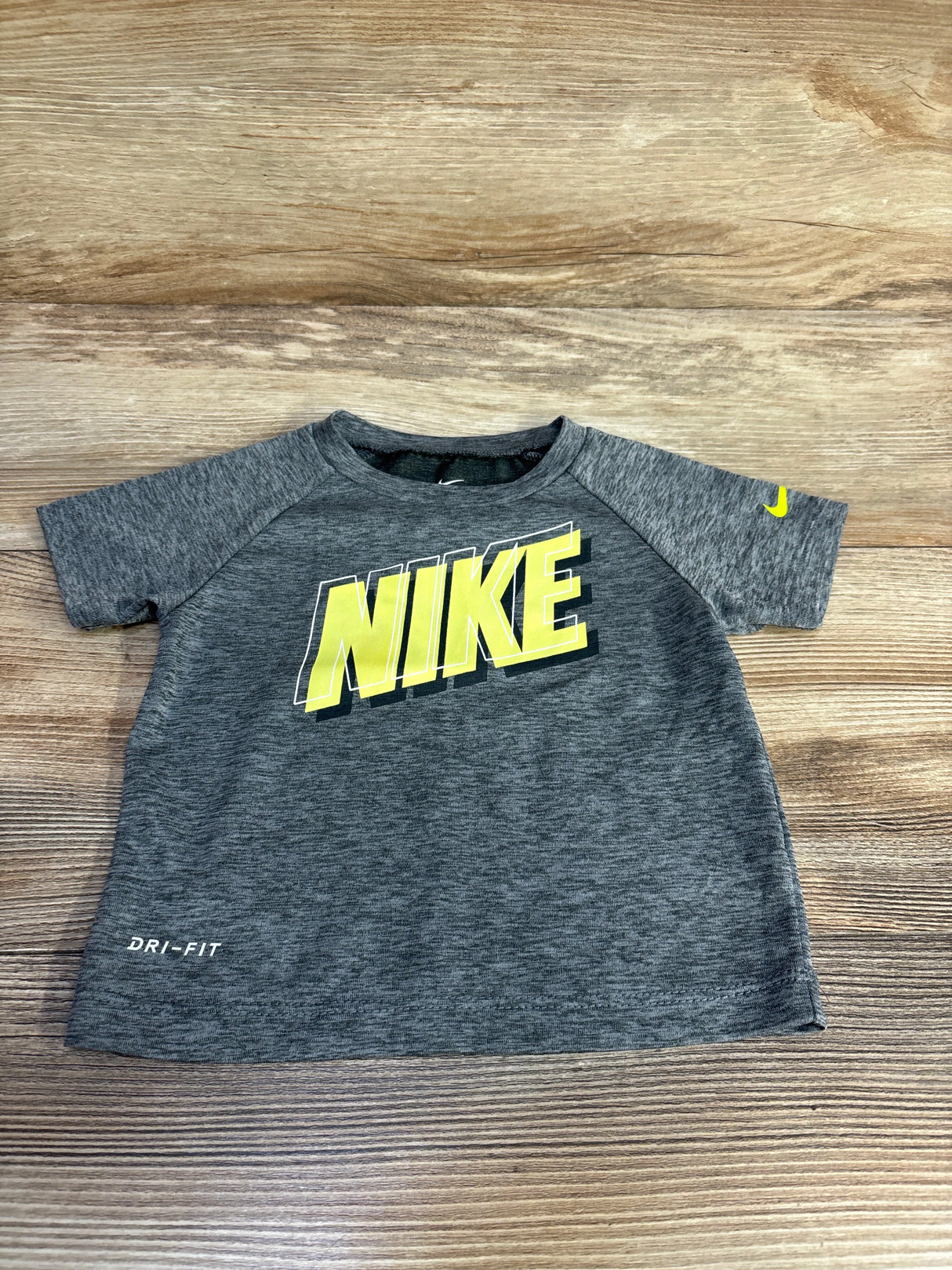 Nike Dri-Fit Logo Shirt Grey sz 12m - Me n Mommy To Be