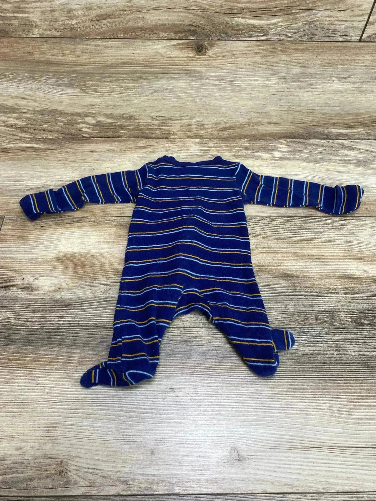 Carter's Striped Sleeper Blue sz Newborn - Me n Mommy To Be