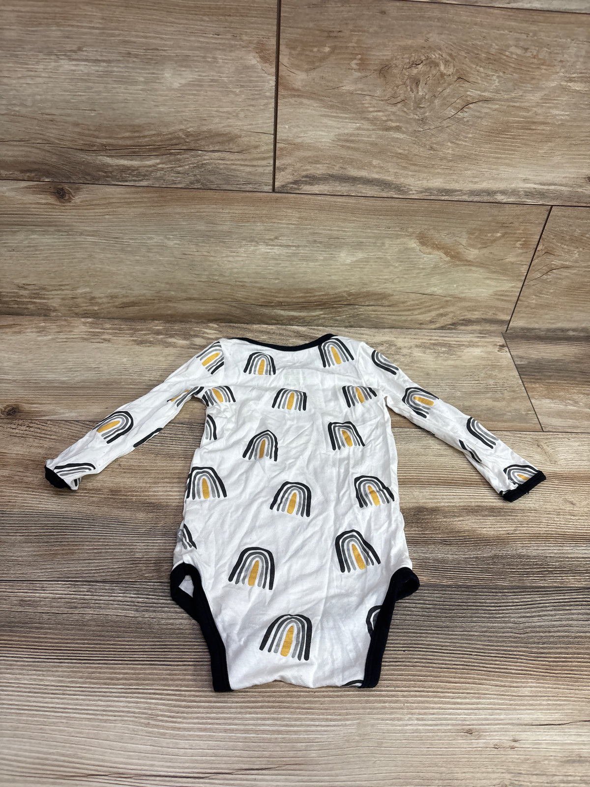 Kyte Baby Bamboo Long Sleeve Bodysuit White sz 18-24m