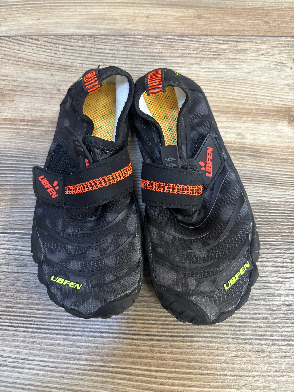 UBFEN Aqua Socks Barefoot Water Shoes Black sz 12c