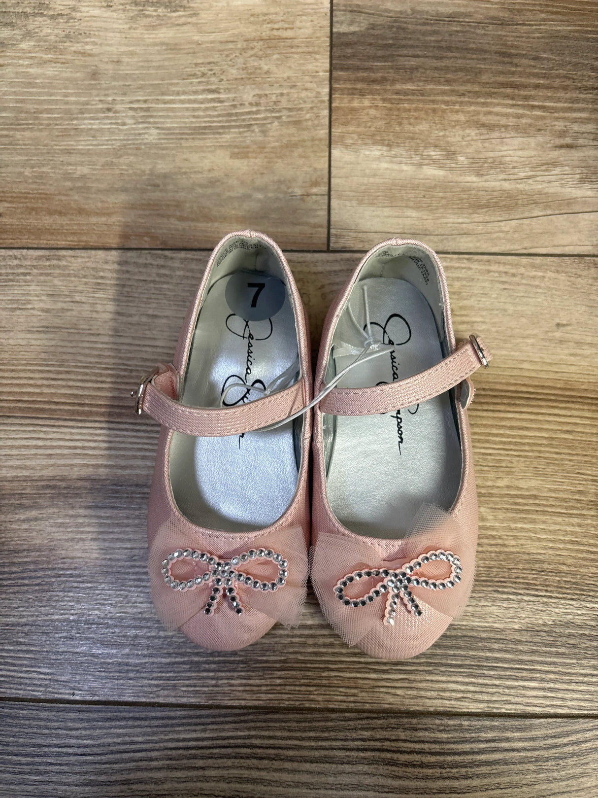 Jessica Simpson Amy Cyn Mary Jane Flats Pink sz 7c