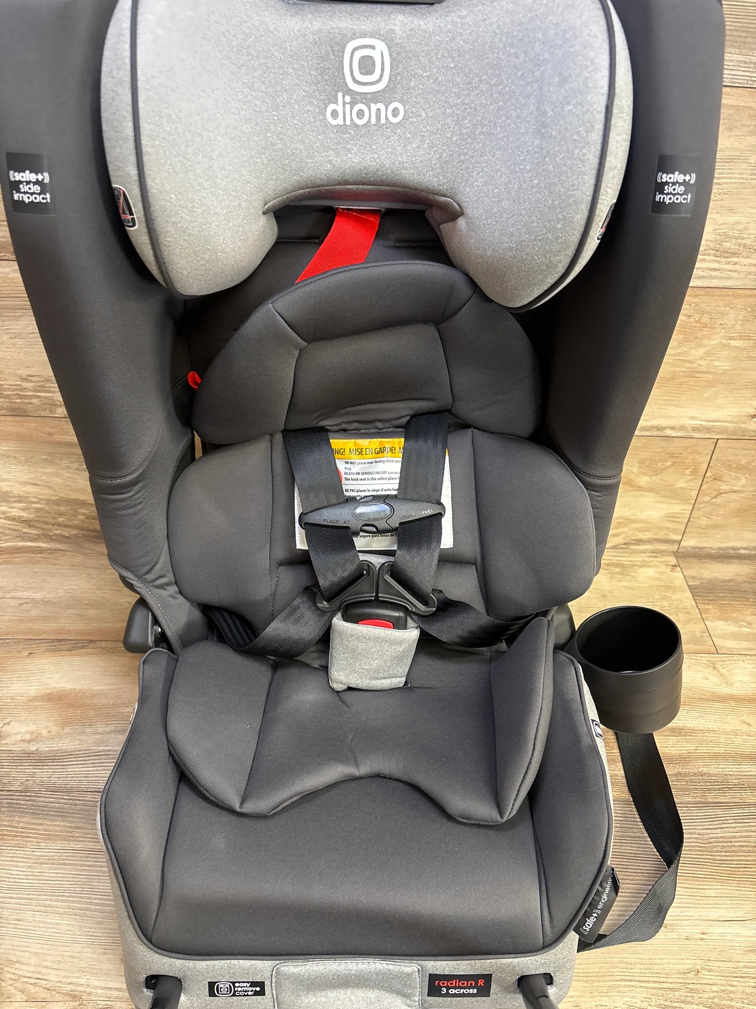 NEW Diono Radian 3RXT SafePlus All-in-One Convertible Car Seat in Grey Slate 4-120lbs