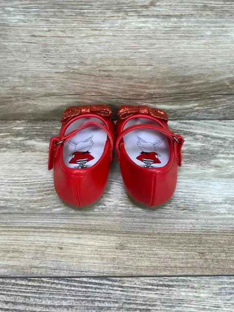 Gymboree x Olivia Glitter Ballet Flats Red Sz 4c - Me n Mommy To Be