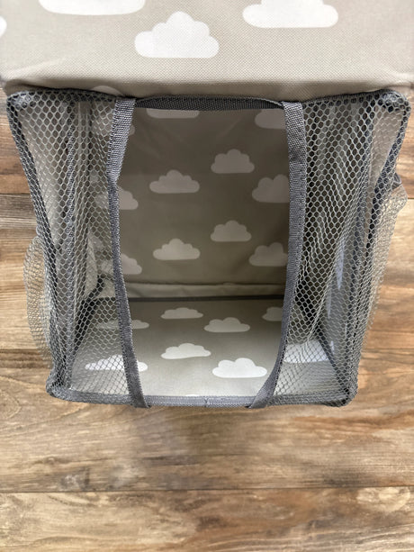 Maliton Hanging Diaper Caddy Organizer in Grey Clouds - Me n Mommy To Be