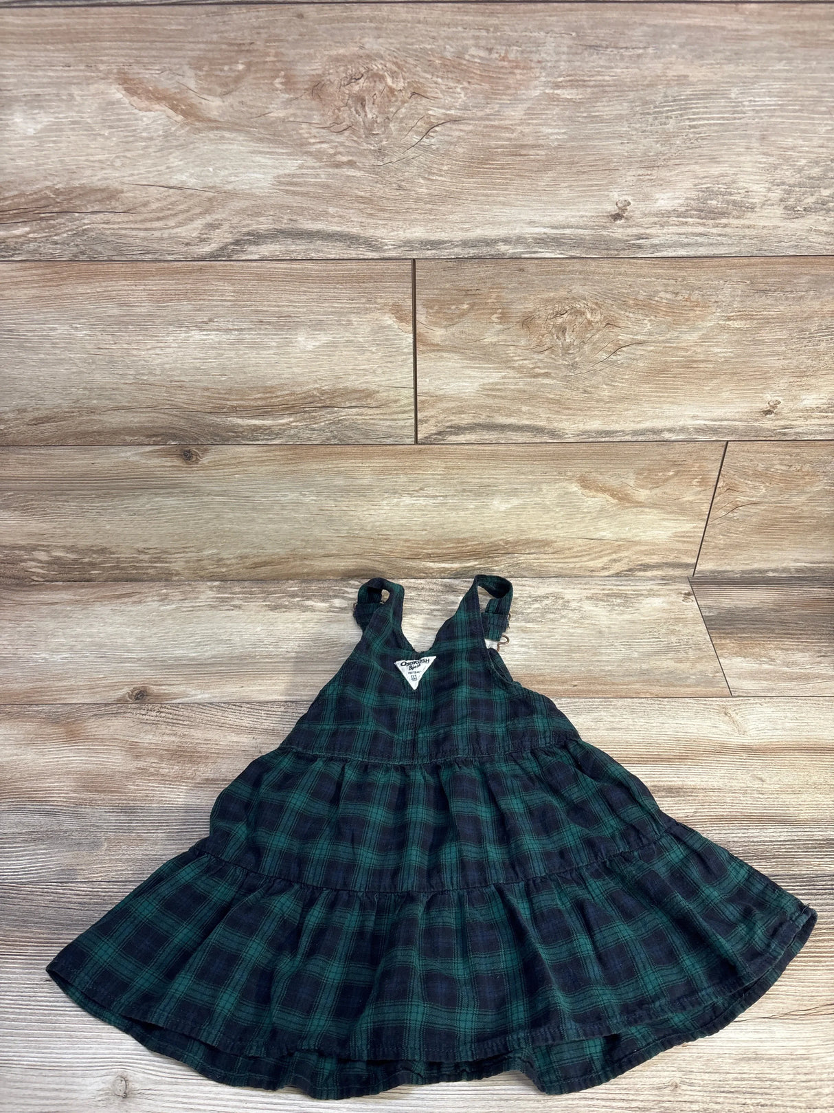 OshKosh Plaid Skirtall Green sz 3T