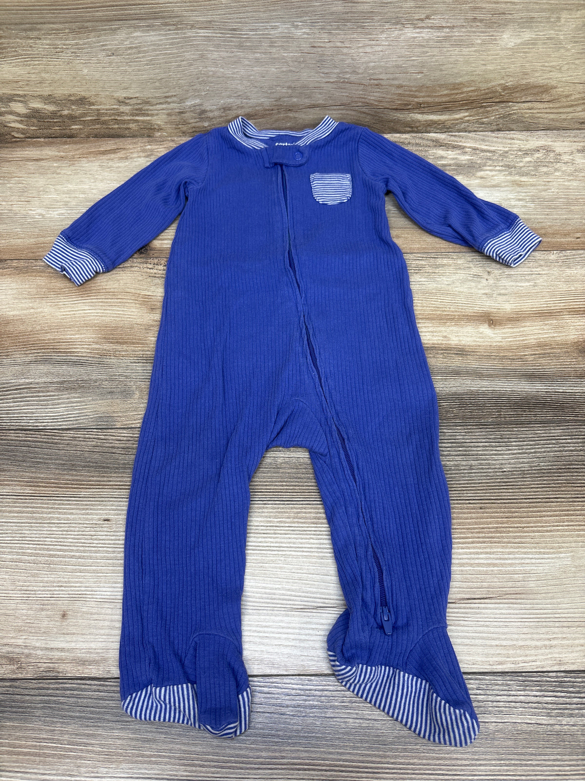 Carter's Ribbed Sleeper Navy sz 9m