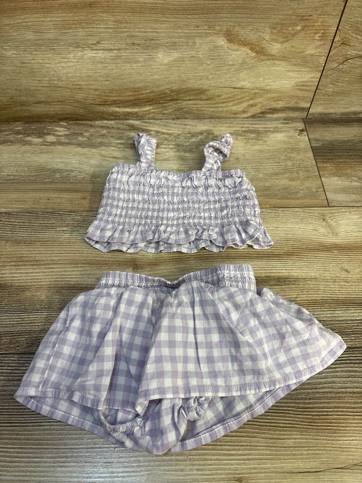 Old Navy Tank Top & Skort 2pc Set Purple sz 0-3m