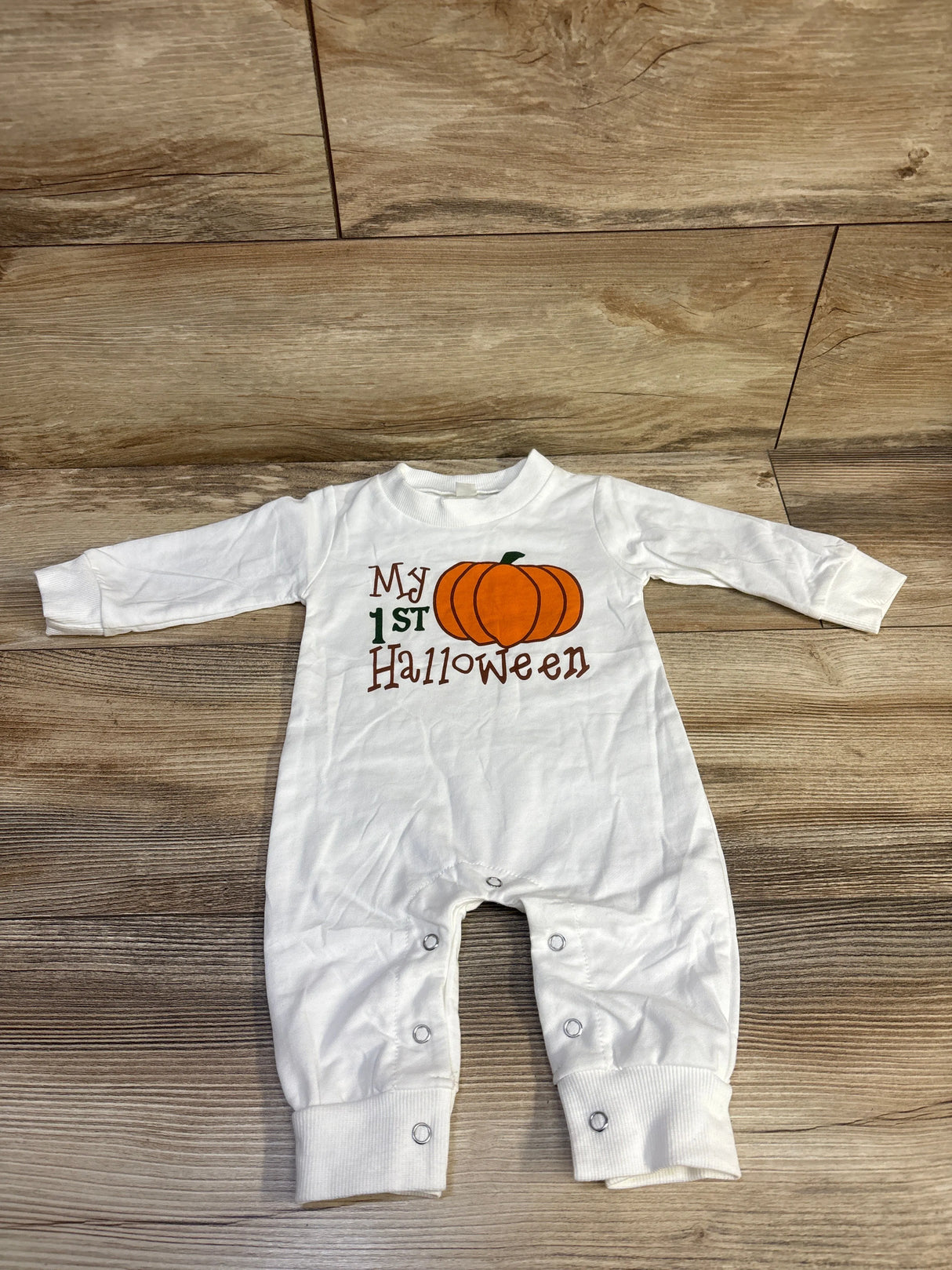 Gupgi My 1st Halloween Coverall White sz 0-3m