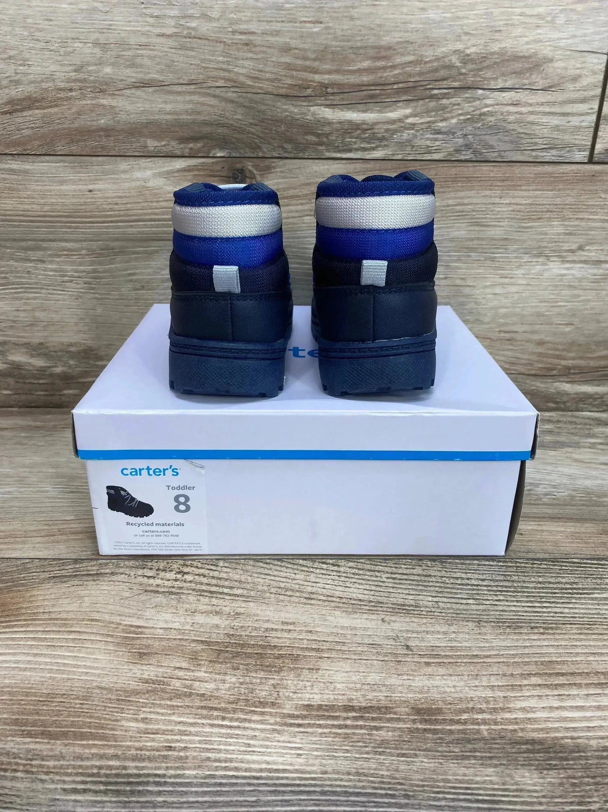 NWoT Carter's Toddler Fallon Boots Blue Sz 8c - Me n Mommy To Be