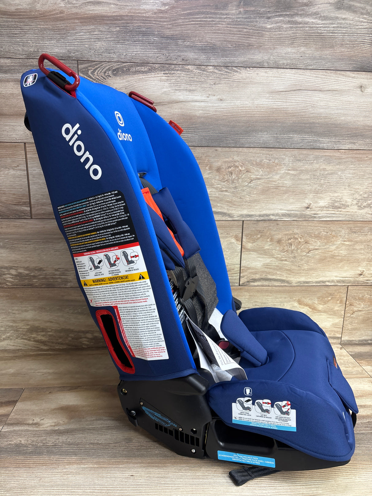 NEW Diono Radian 3R All-in-One Convertible Car Seat in Blue Sky 5-120lbs