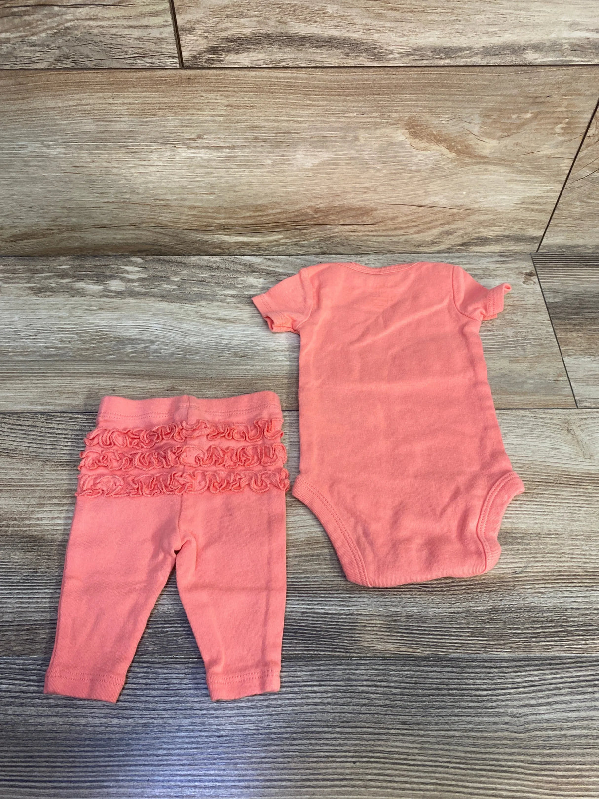 Just One You 2pc Floral Bodysuit & Pants Pink sz Newborn
