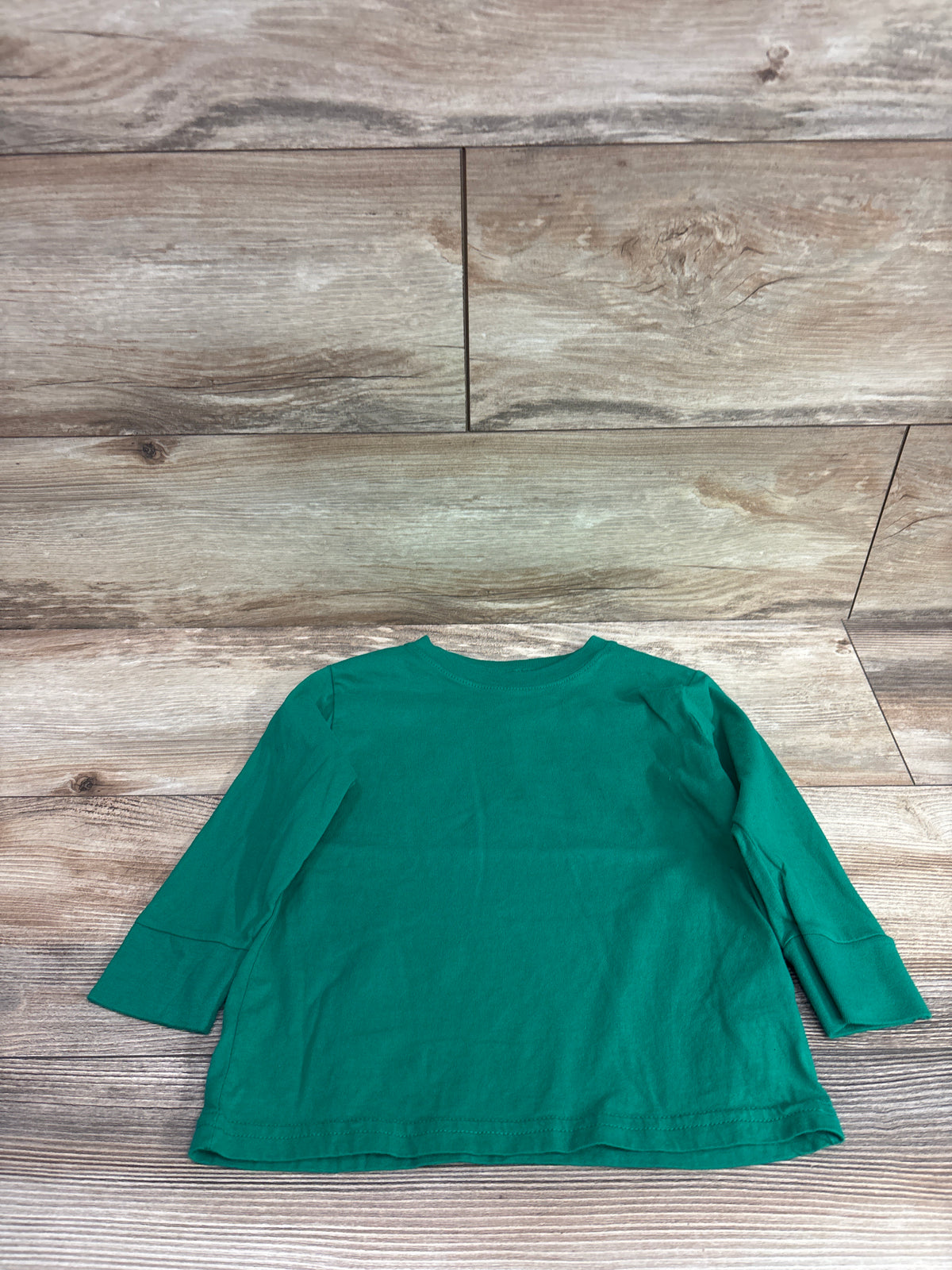 Rabbit Skins Long Sleeve Shirt Green sz 3T