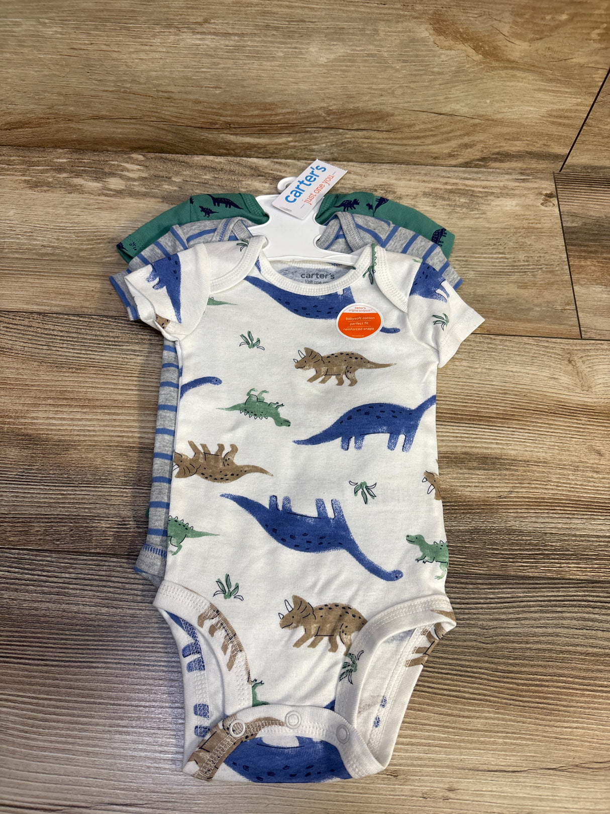 NEW Just One You 3pk Bodysuits Green sz 3m