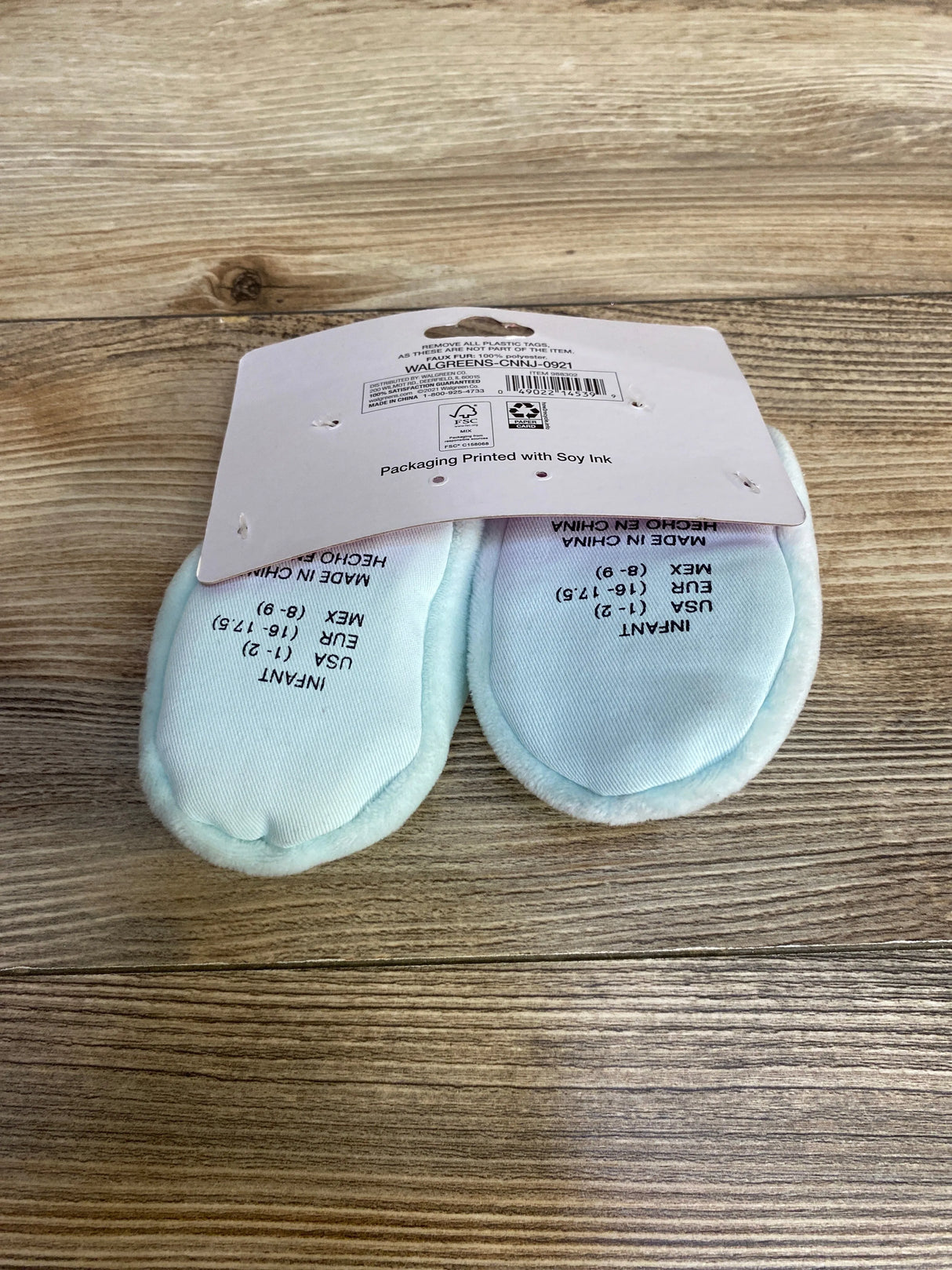 NEW Love In The Air Baby Booties "My 1st Valentine's Day" Blue sz 0-6m - Me n Mommy To Be