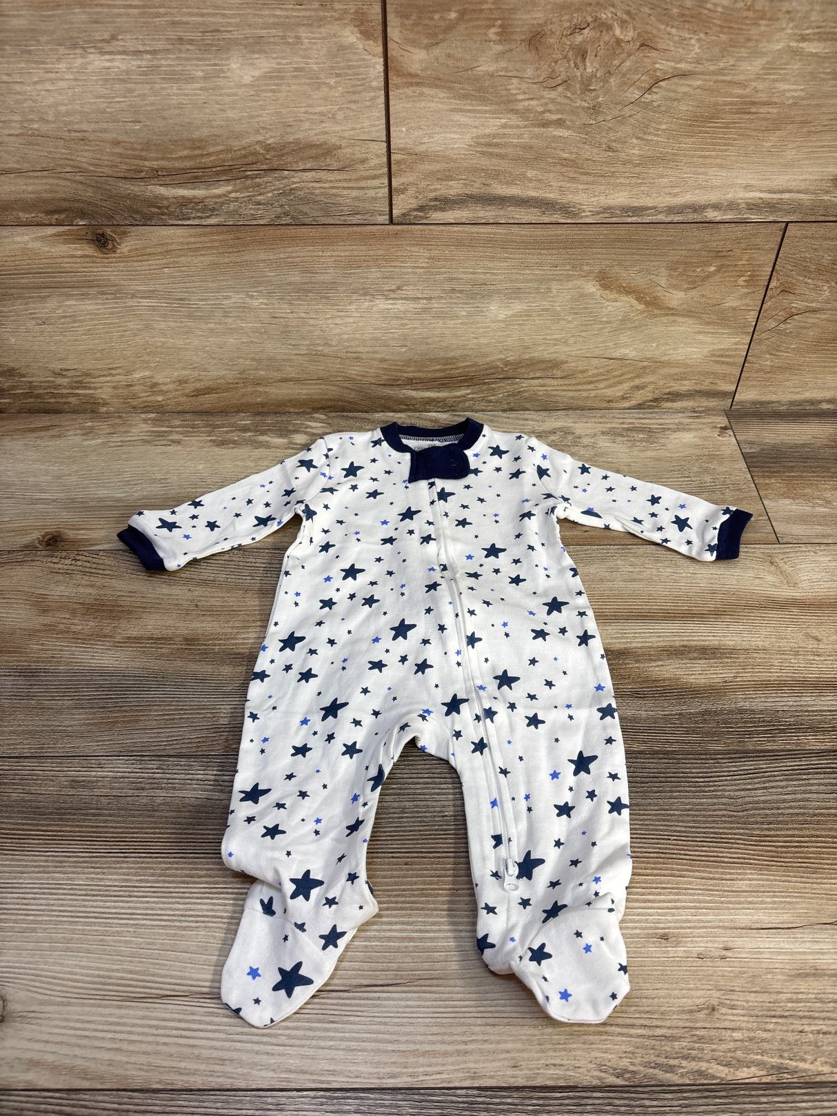 MAMIMAKA Star Print Sleeper White sz 3m