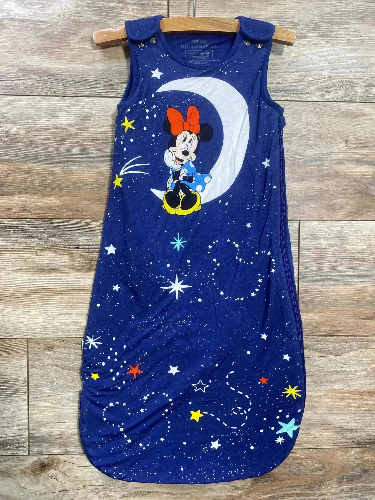 Little Sleepies Disney Minnie Mouse Sleepy Bag Navy sz 0-6m - Me n Mommy To Be