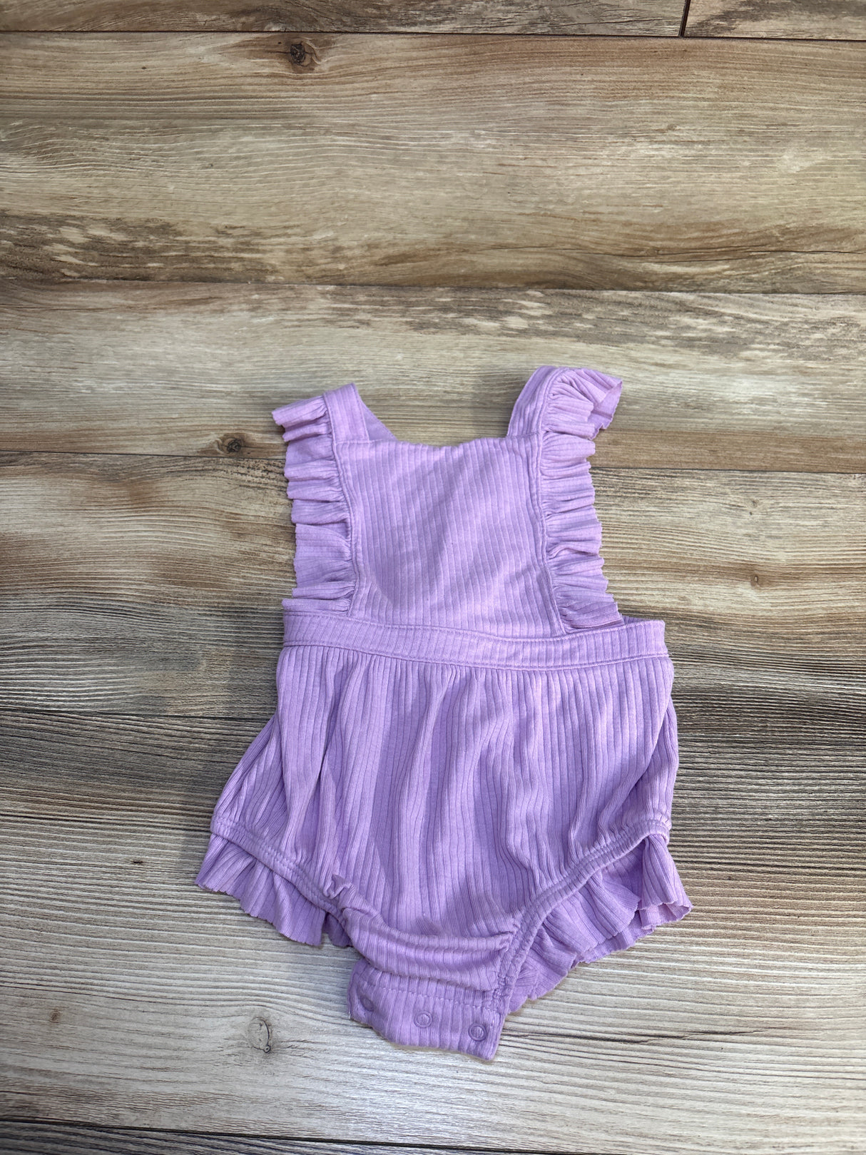 Cat & Jack Ribbed Bubble Romper Purple sz 18m