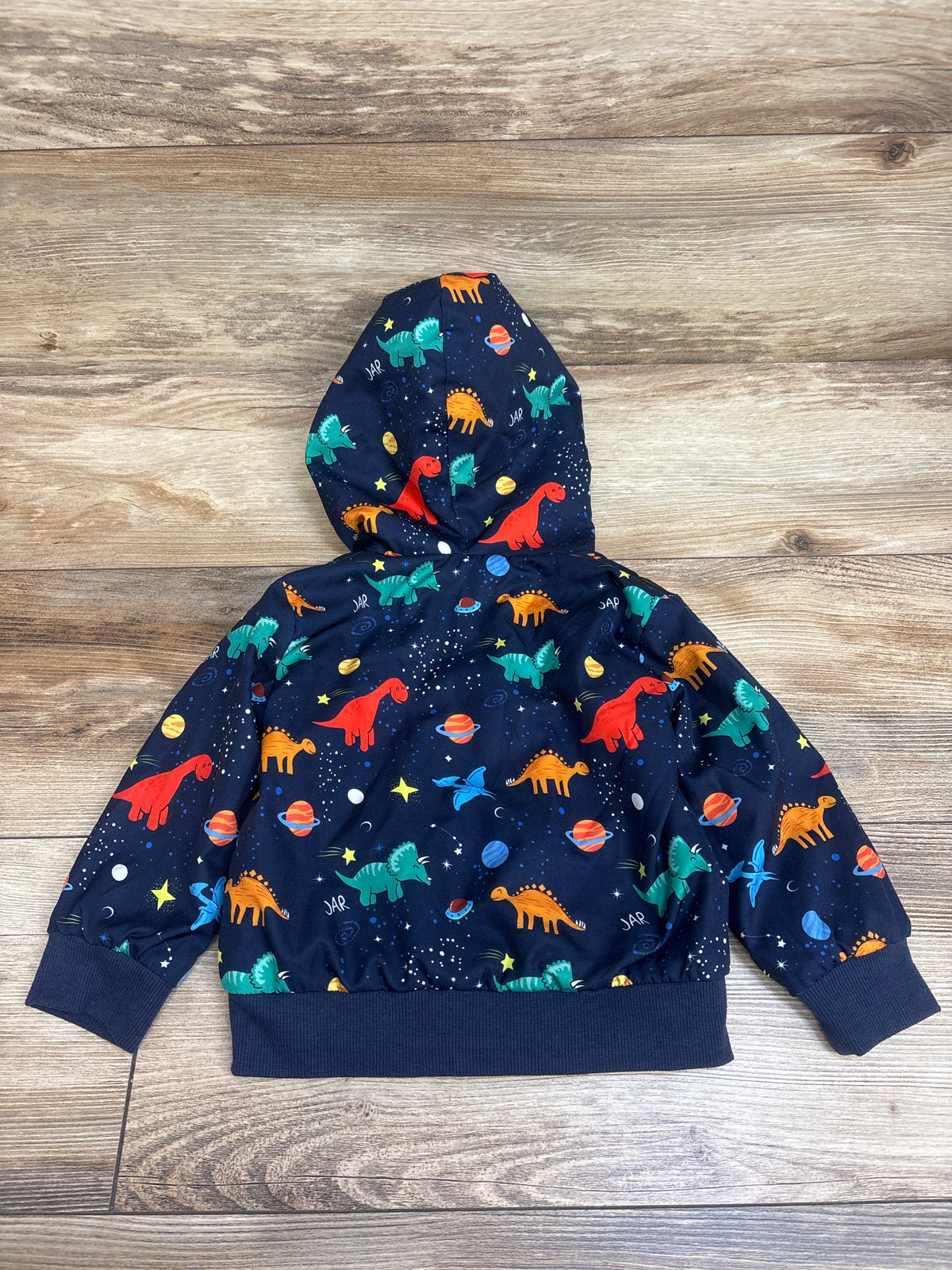 Shein Sherpa Lined Waterproof Jacket Navy sz 12-18m