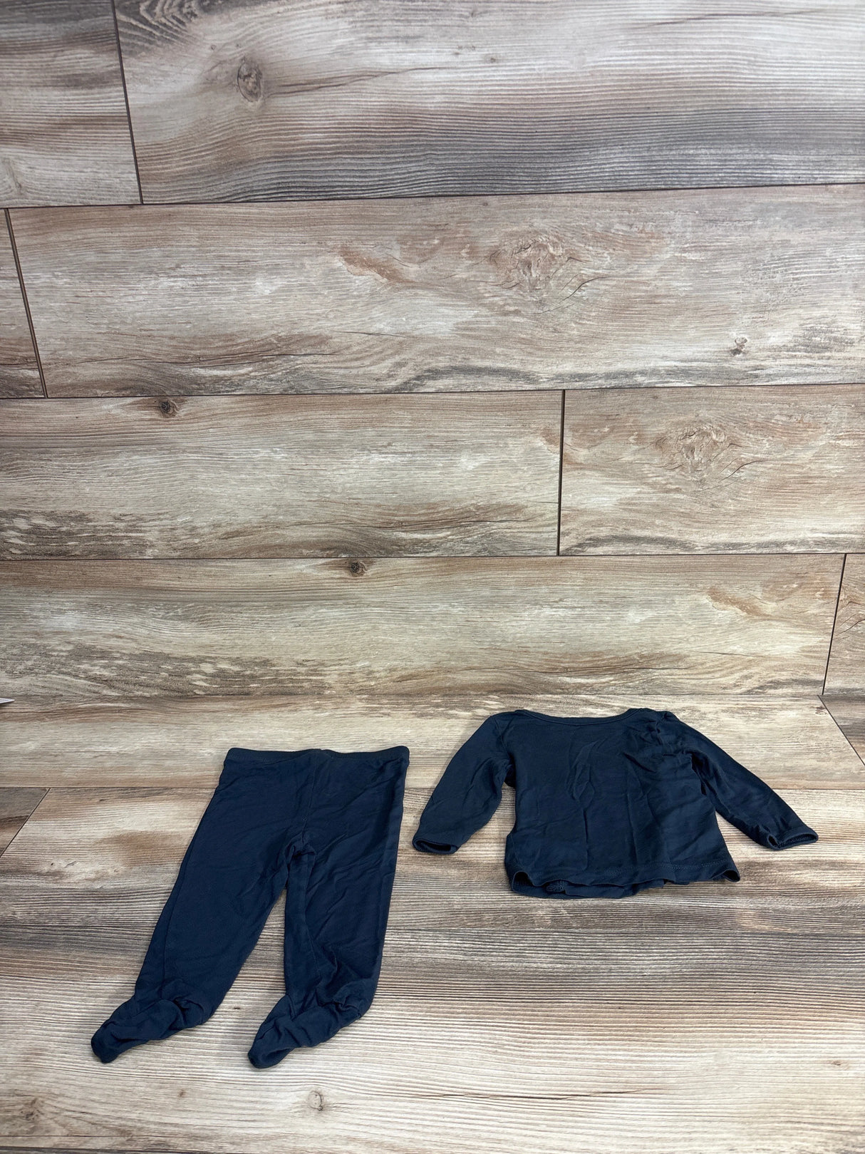 Carter's 2pc Kimono Shirt & Bottoms Set Navy sz 6m