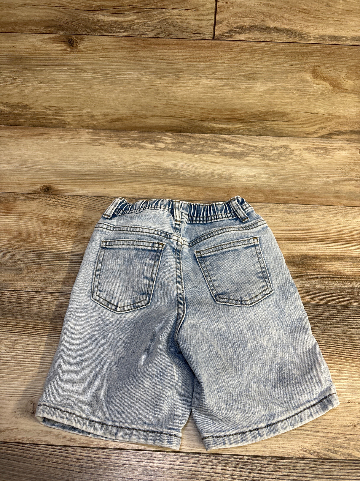 Wonder Nation Drawstring Denim Shorts Blue sz 5T