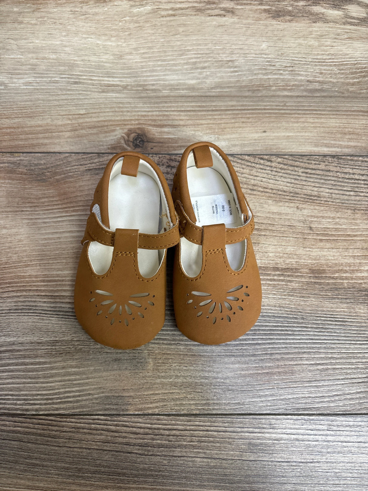 Cat & Jack Suede Crib Shoes Brown sz 3c