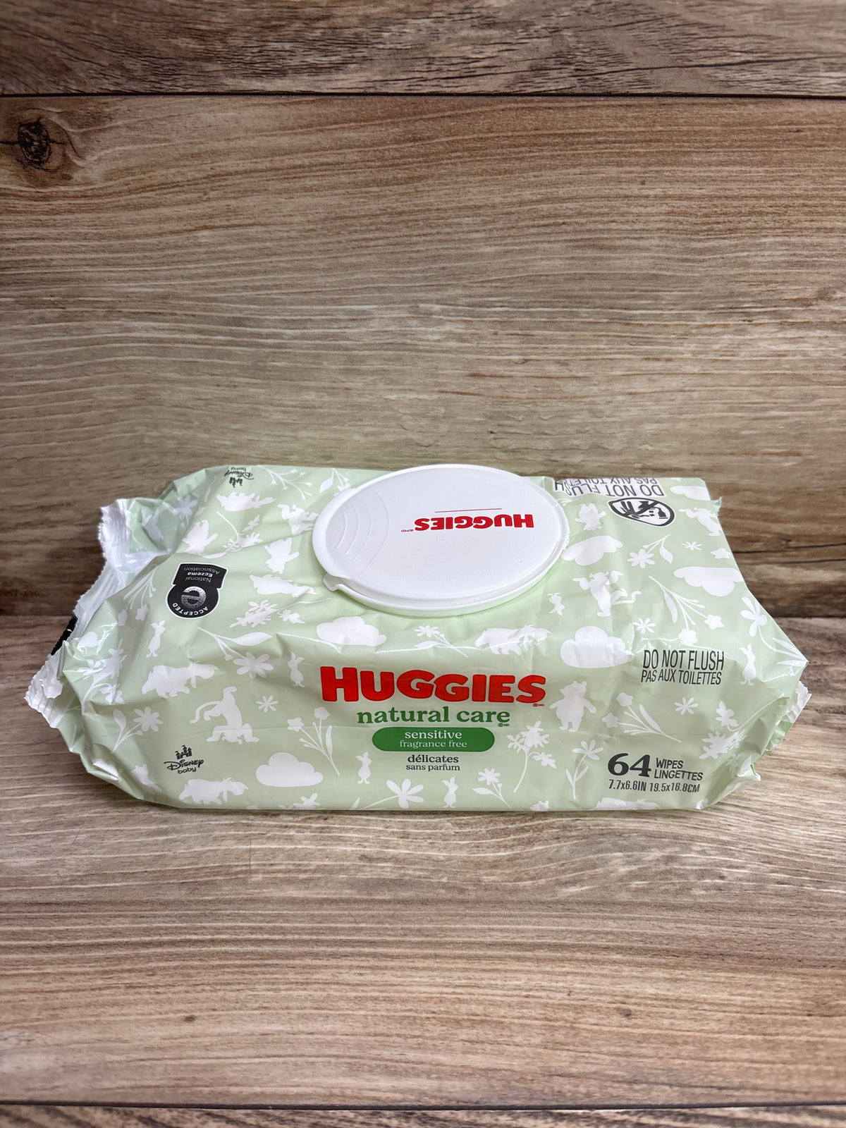NEW Huggies Natural care Sensitive Unscented Wet Wipes 64ct
