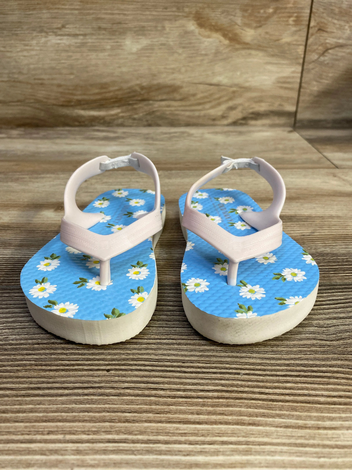 Old Navy Floral Flip Flop Sandals sz 6c - Me n Mommy To Be