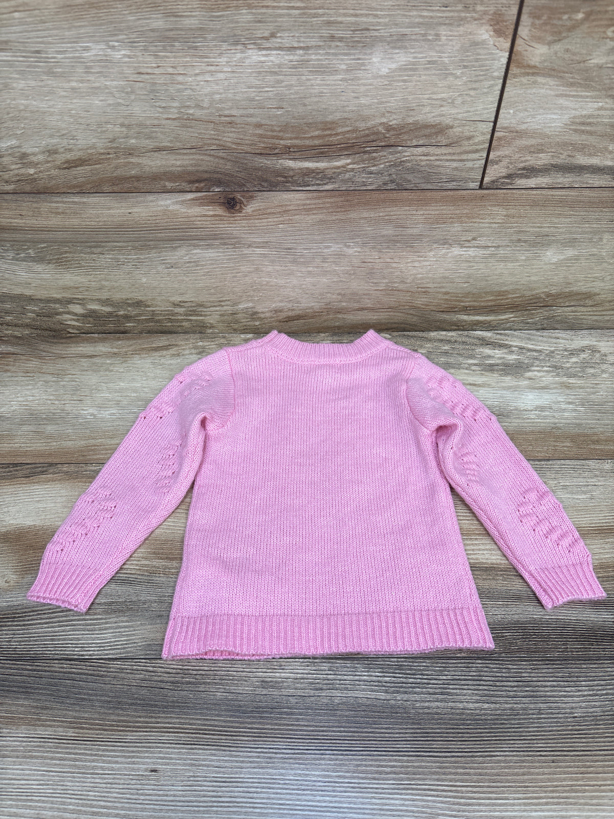 Btween Knit Heart Sweater Pink sz 12m