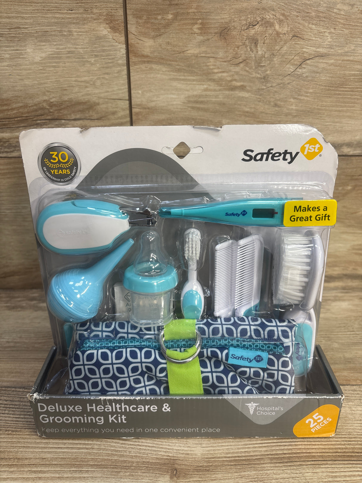 NEW Safety 1st 25Pc Deluxe Nursery Healthcare & Grooming Kit Blue