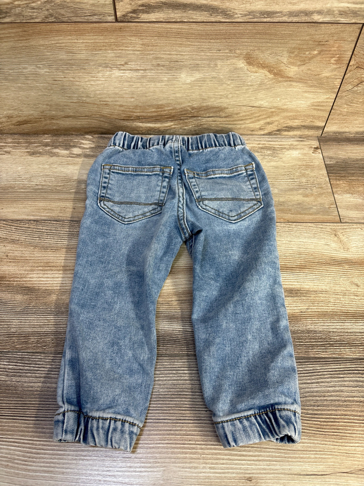 Cat & Jack Denim Drawstring Joggers Blue sz 18m