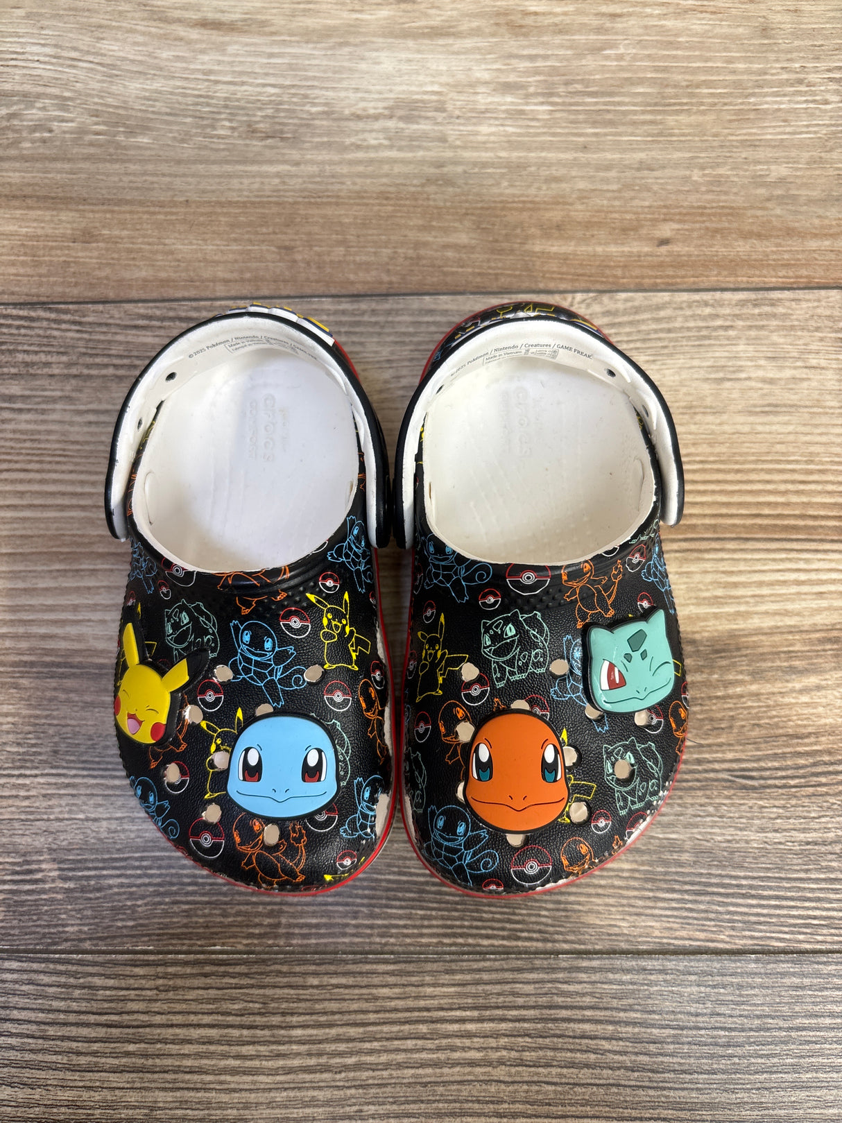 Crocs Pokemon Classic Clogs Black sz 6c