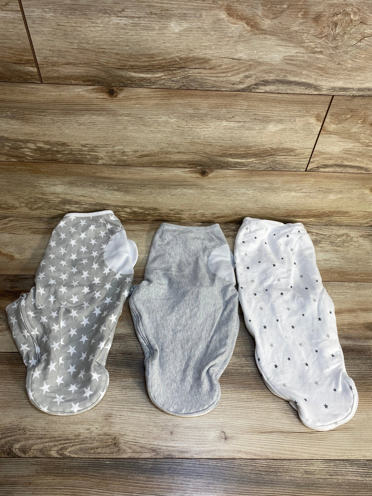 Aden + Anais 3pk Star Print Swaddle Wraps White sz 0-3m