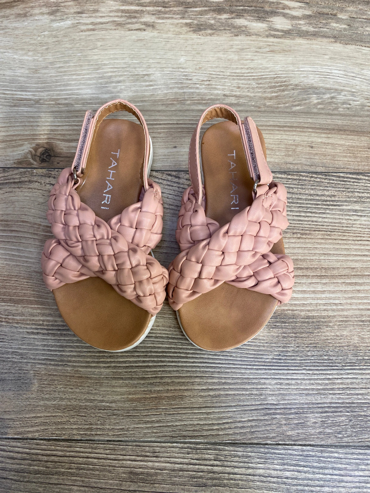 NEW Tahari Braided Sandals Pink sz 8c - Me n Mommy To Be
