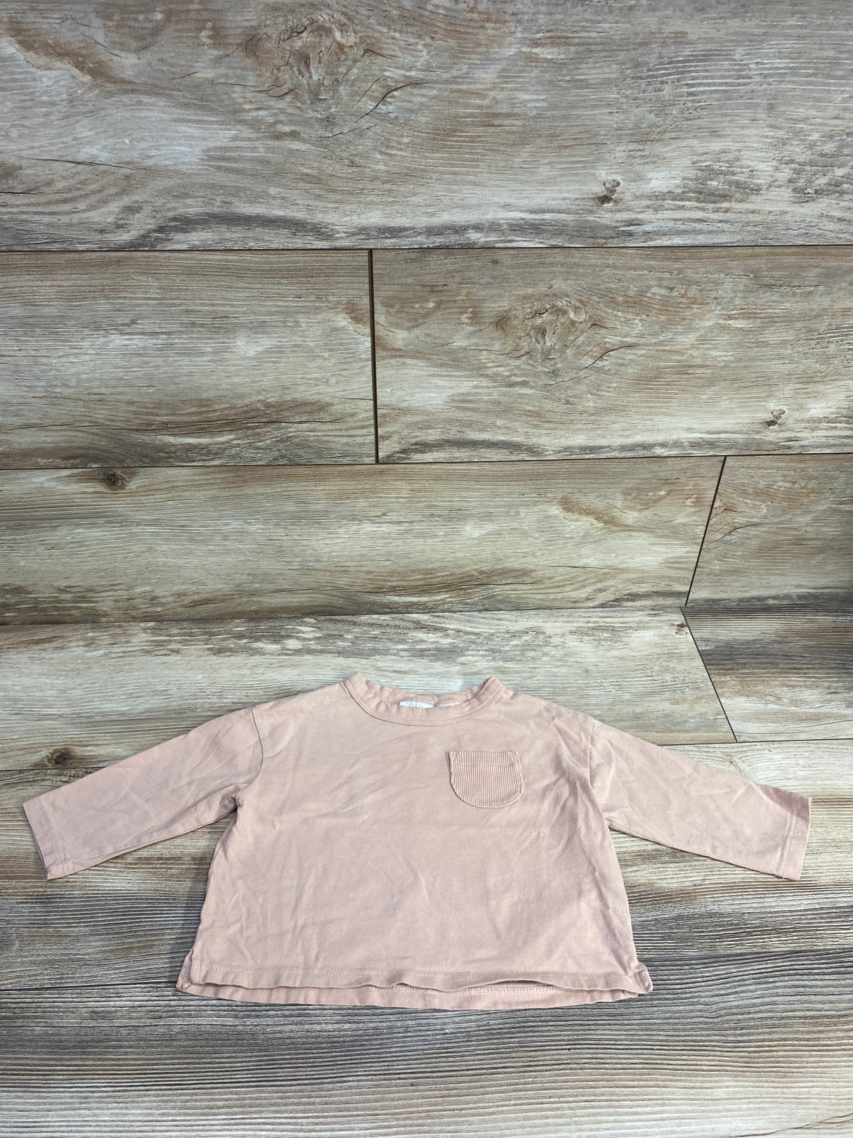 Zara Short Sleeve Shirt Peach sz 9-12m