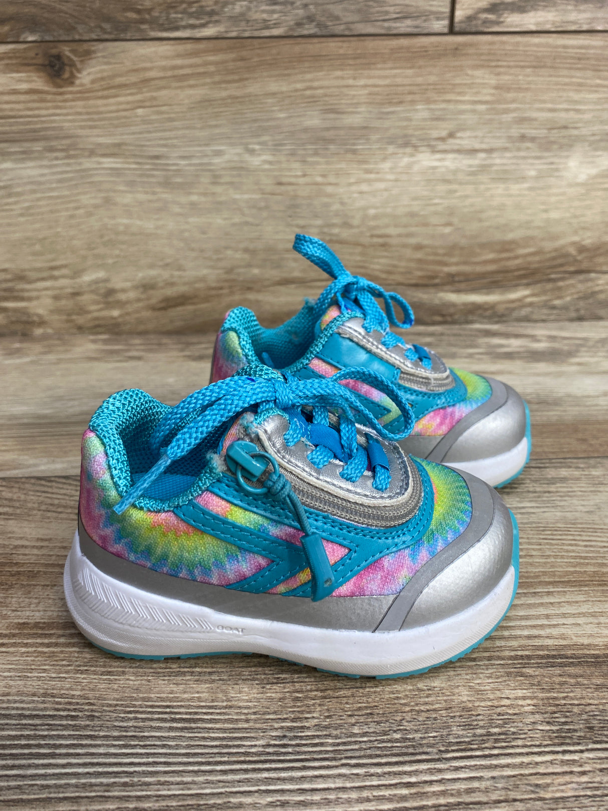 Billy Footwear Rainbow Tie Dye BILLY Goat Sneakers Grey sz 5c