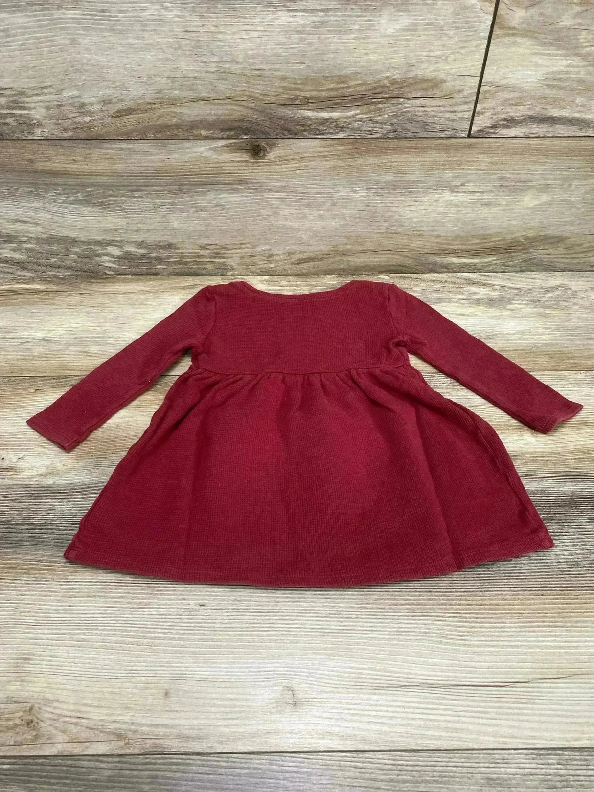 Old Navy Thermal Dress Red sz 18-24m - Me n Mommy To Be