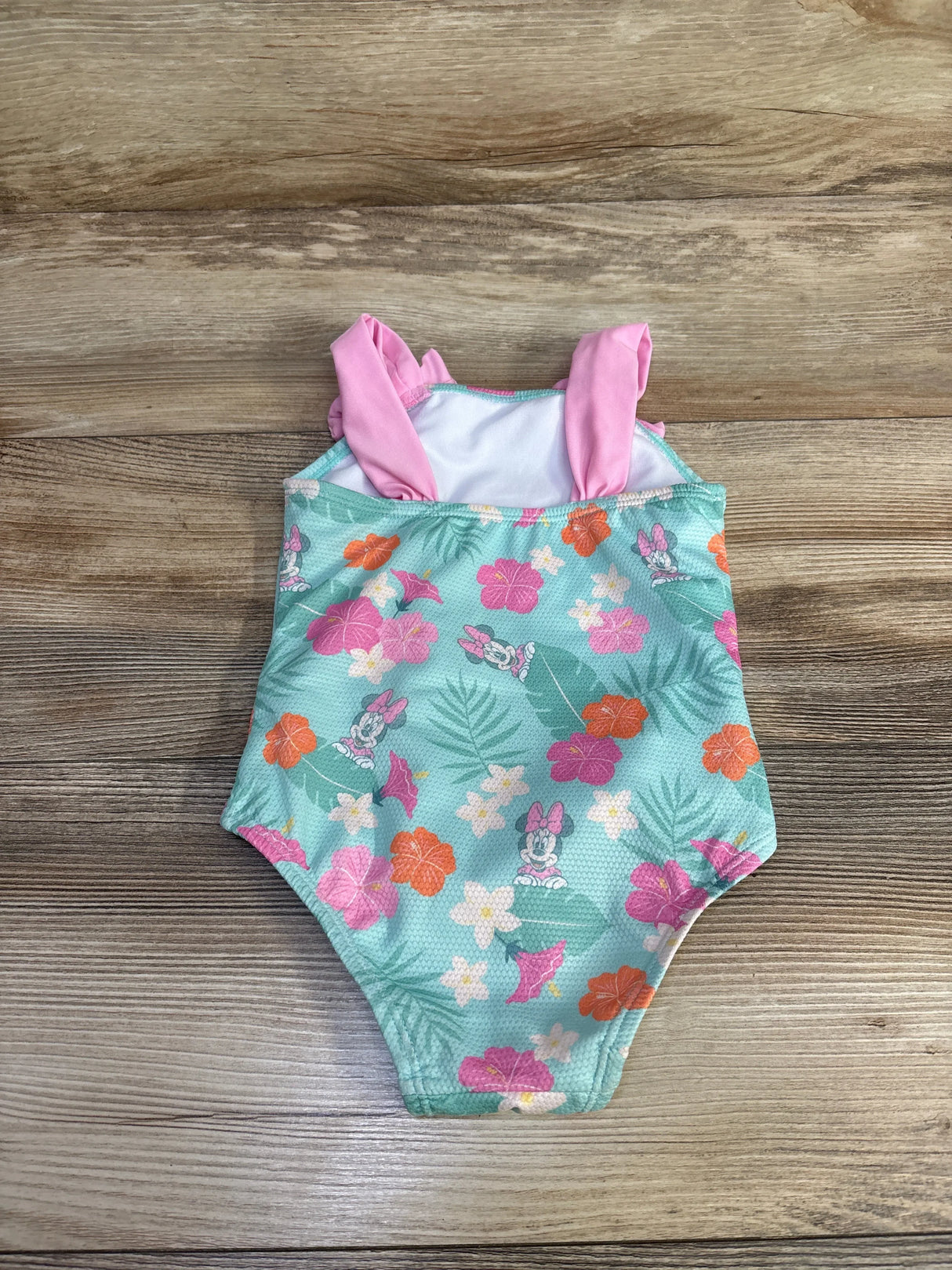 Disney Junior 1pc Minnie Mouse Swimsuit Blue sz 2T