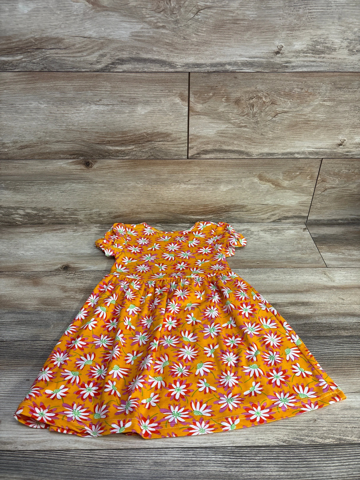 Picapino Floral Dress Orange sz 3T