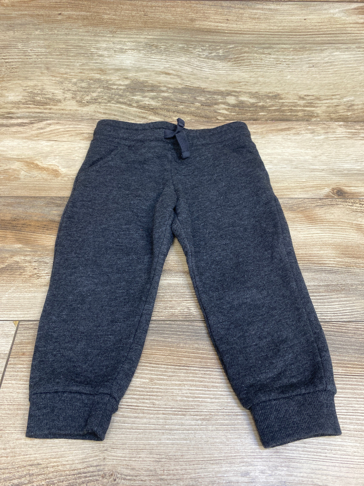 Jumping Beans Softest Fleece Drawstring Joggers Grey sz 2T
