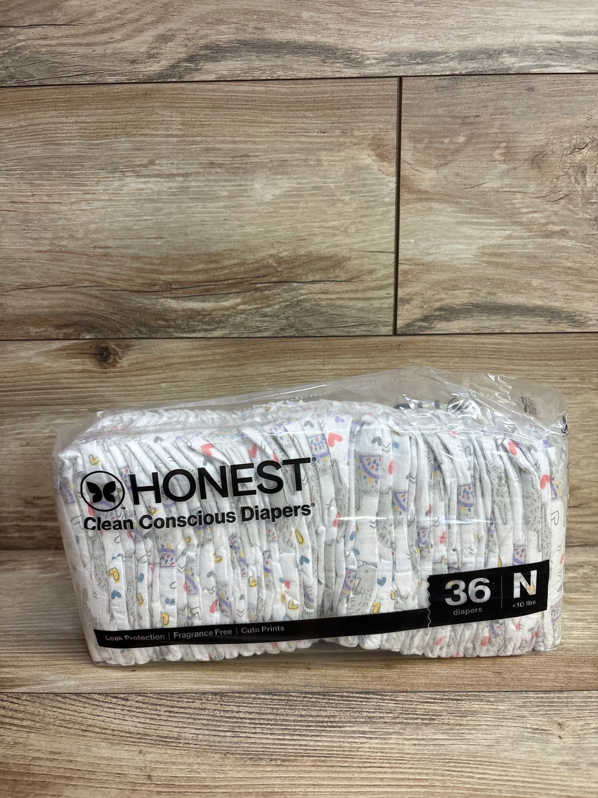 NEW Honest Clean Conscious Diapers 36ct. Size Newborn