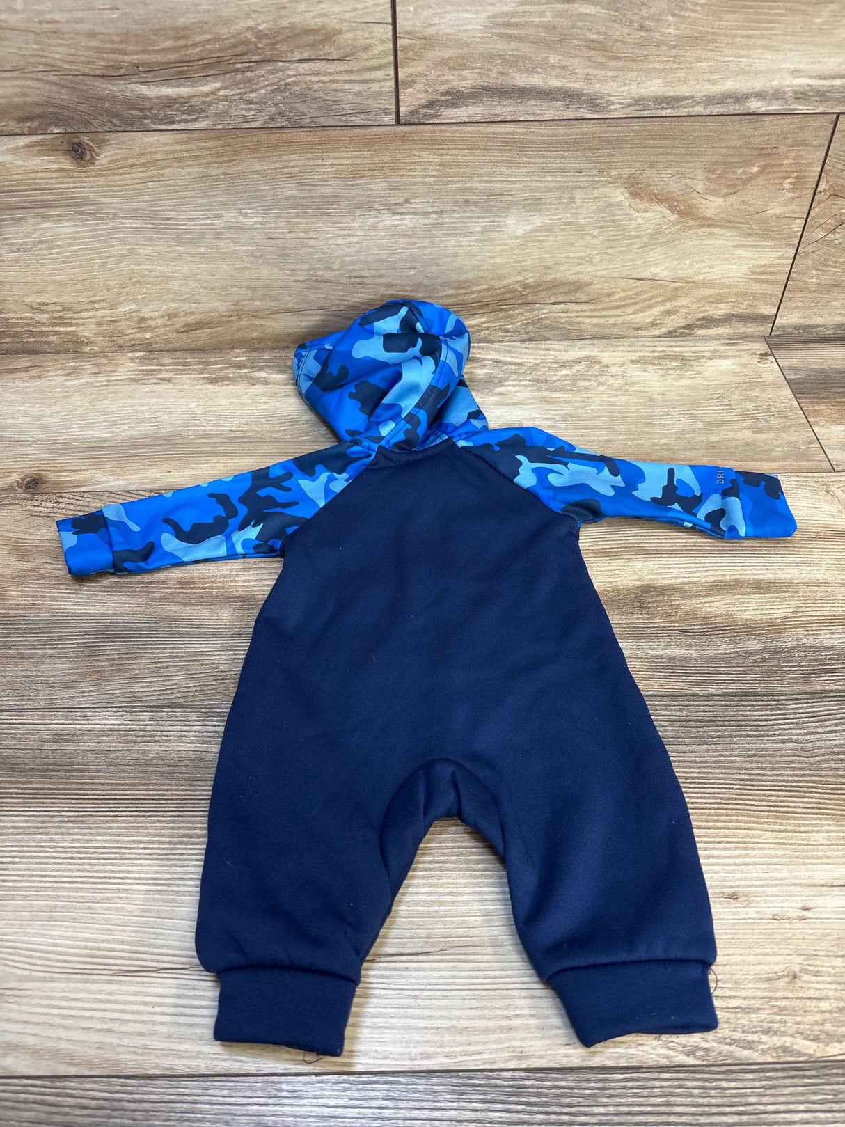 Nike Dri-Fit Hooded Coverall Blue sz Newborn