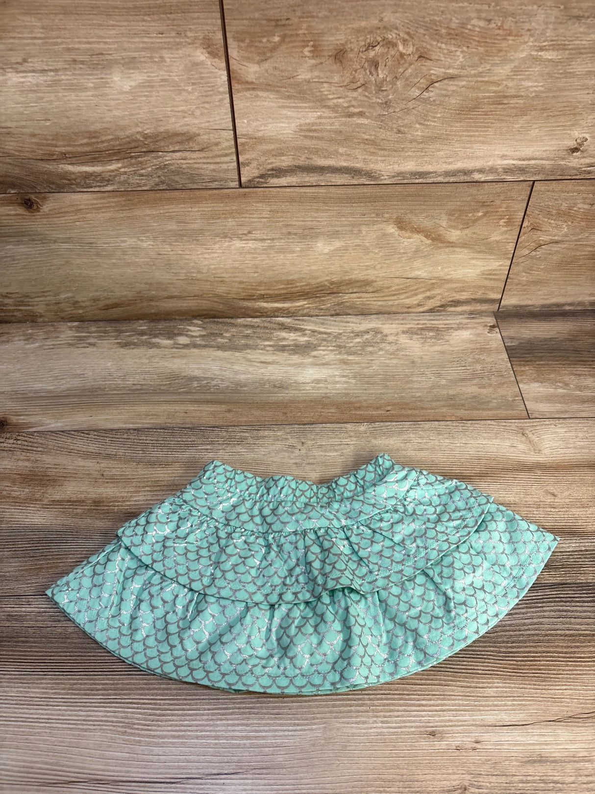 Falls Creek Kids Mermaid Layered Skort Teal sz 18m