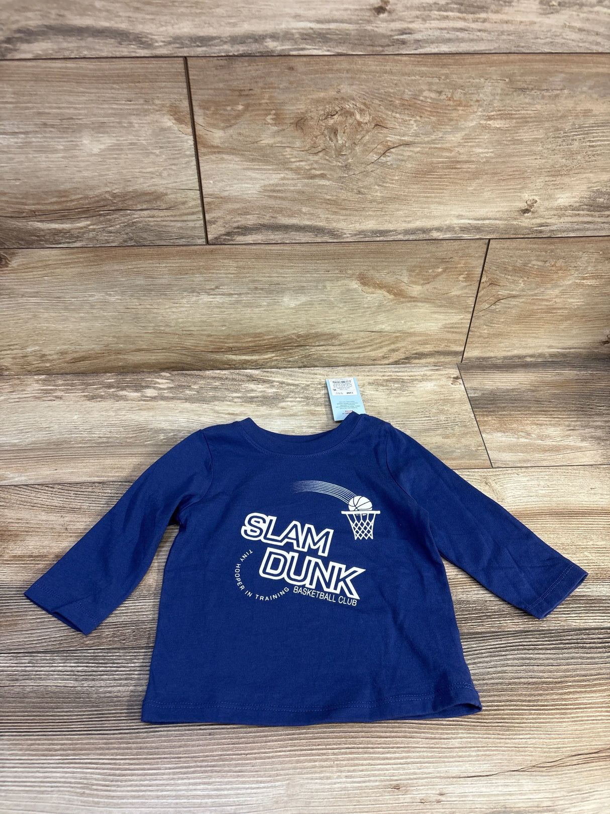 NEW Cat & Jack Slam Dunk Shirt Blue sz 12m