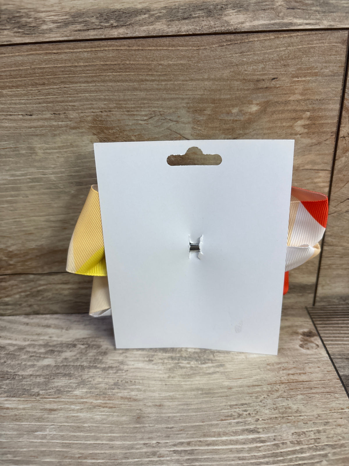 NEW Large Hair Bow Orange