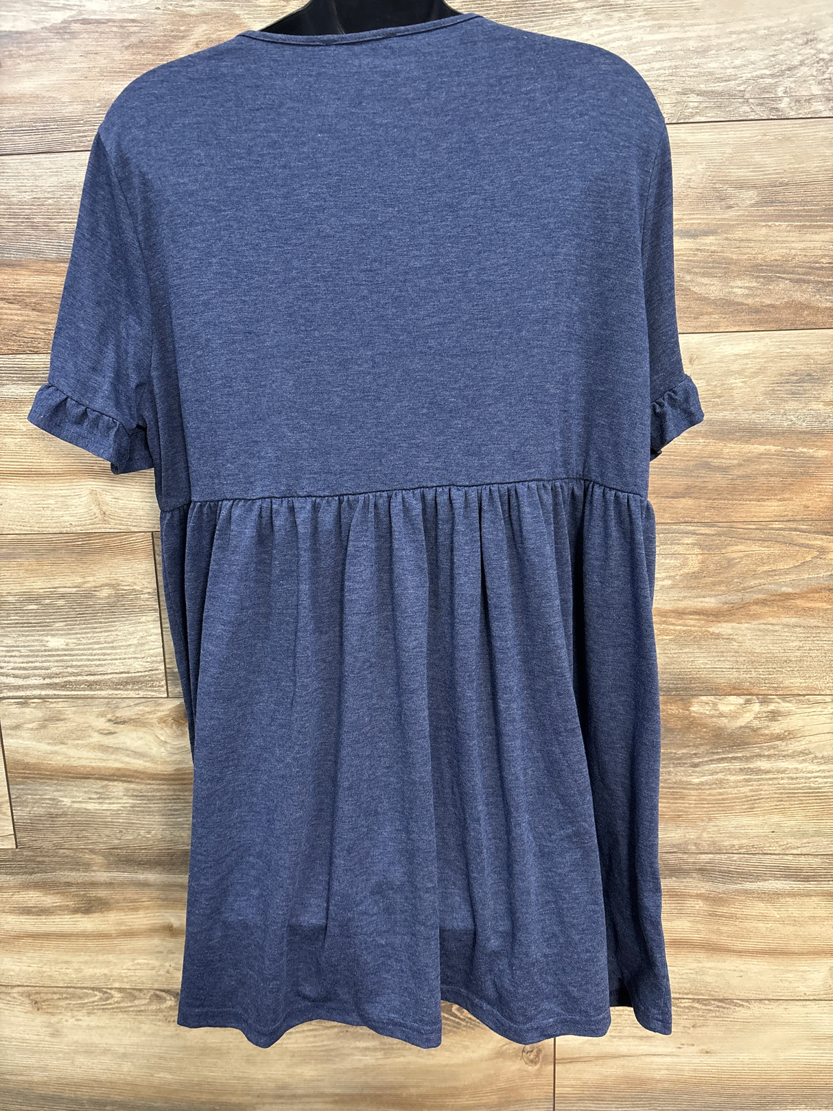 Shein Maternity Peplum Shirt Blue sz XXL